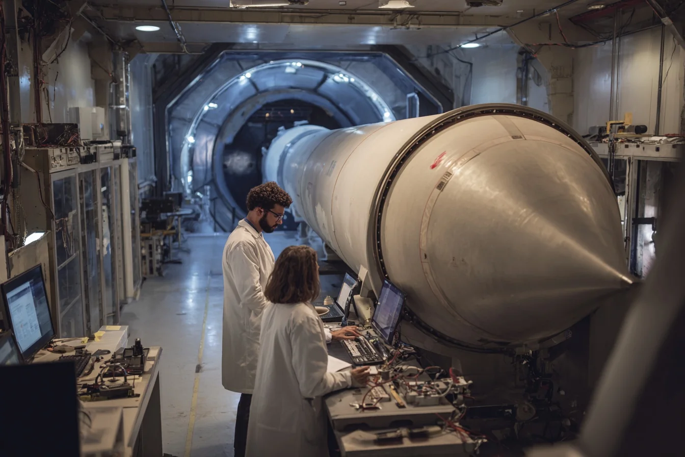 Acceleration Calculator with fields for Δv and Δt, unit toggles for m/s² and g, and clear step‑by‑step kinematics output.