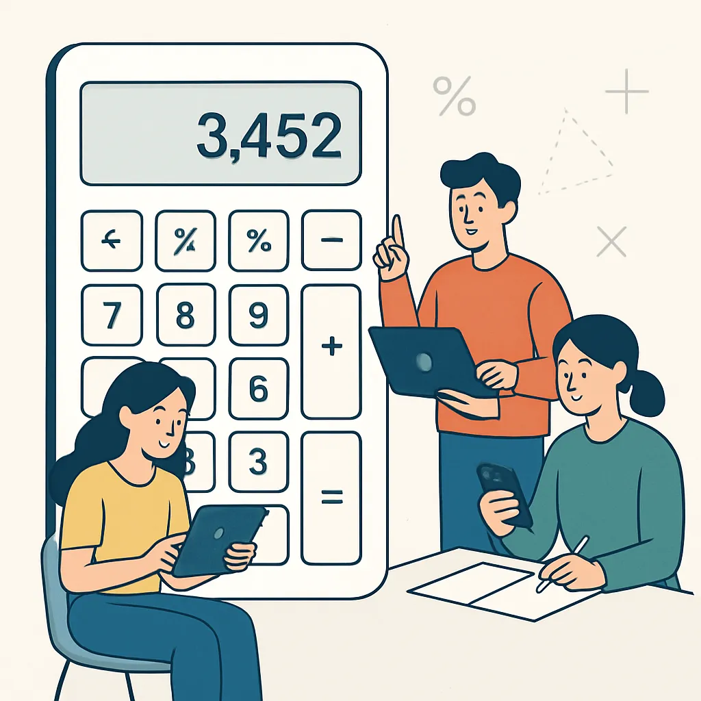 Online Calculator — quick basic math with a clean keypad, history, rounding modes, and clear step‑by‑step results.