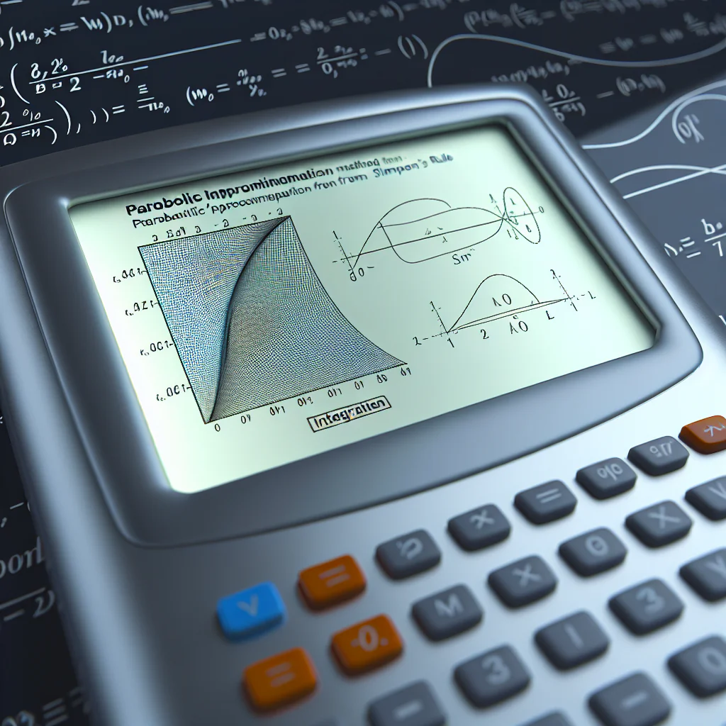 Simpson's Rule Calculator applying 1/3 and 3/8 methods with even subintervals, error estimates, and step‑by‑step integral approximation.